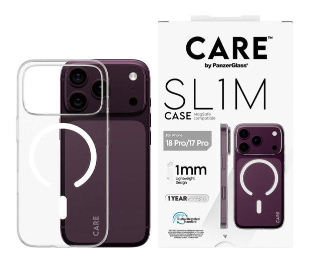 PanzerGlass CARE™ SL1M MagSafe do iPhone 18 Pro / 17 Pro Transparent - 1604017 - zdjęcie 2